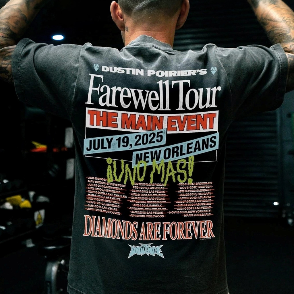 Dustin Poirier The Farewell 2025 Reprint T-Shirt Fan Merch Best Gifts For Husband Dustin Poirier The Farewell 2025 Reprint T-Shirt Fan Merch Best Gifts For Husband