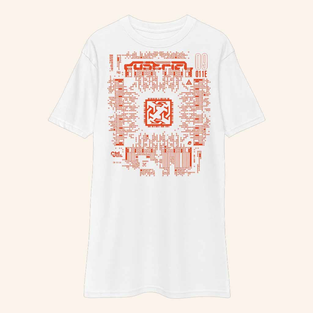 Dustrial Merch Tetra Core White T-Shirt Husband Christmas Gift Ideas Dustrial Merch Tetra Core White T-Shirt Husband Christmas Gift Ideas