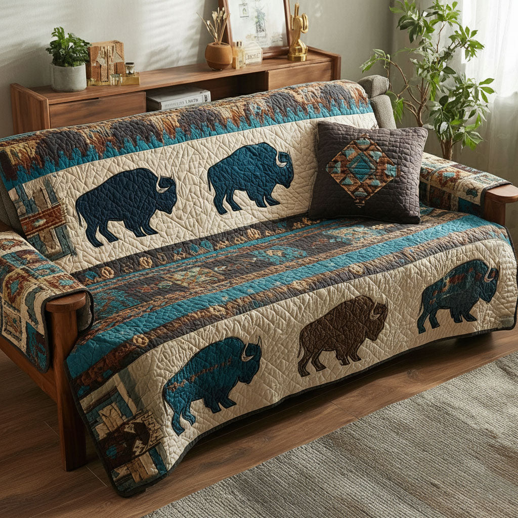 Dusty Road Dreams Quilted Sofa Cover Holiday Living Decorations Gifts For Western Lovers