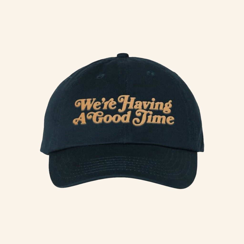 Dusty Slay Merch Embroidered We're Having A Good Time Hat Christmas Presents For Boyfriend Dusty Slay Merch Embroidered We're Having A Good Time Hat Christmas Presents For Boyfriend