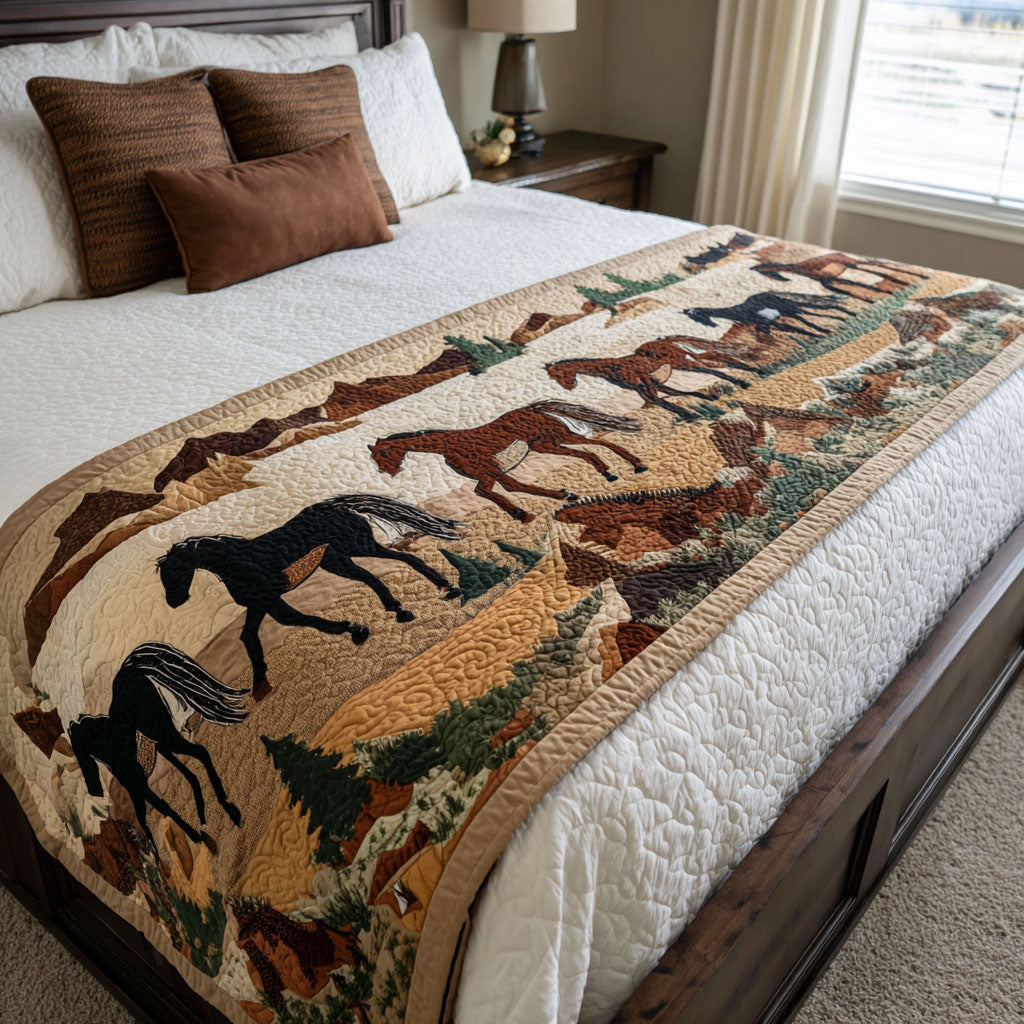 Dusty Spur Quilted Bed Runner Bed Decor Ideas Country And Western Gifts