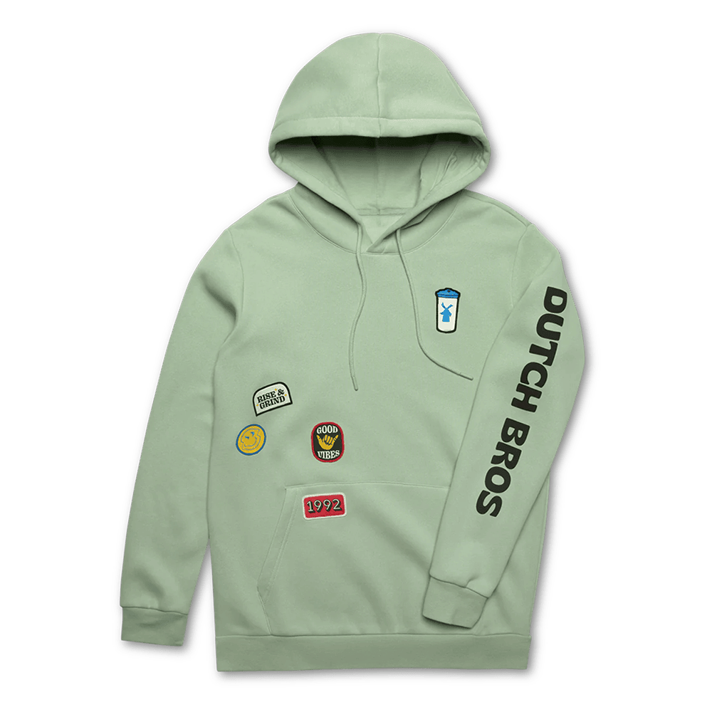 Dutch Bros Merch Dutch Bros Patch Hoodie Top 10 Father's Day Gifts Gift for Dad