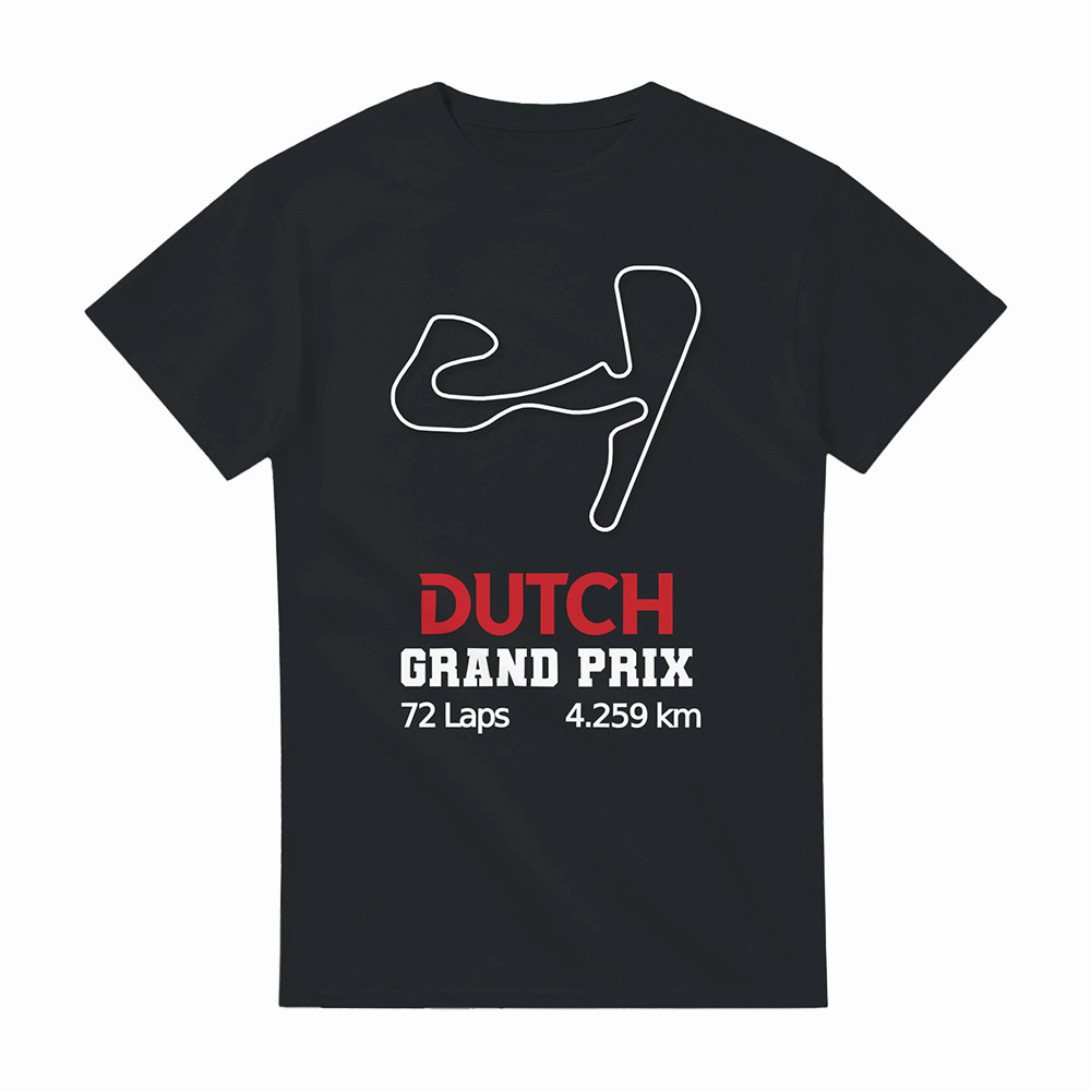 Dutch Grand Prix Formula 1 T-Shirt Best F1 Shirt Unique Present For Enthusiasts