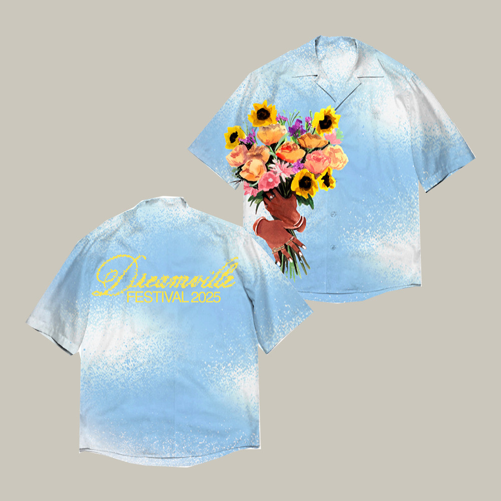 DV Bouquet Dreamville Festival 2025 Button Up Shirt Dreamville Festival 2025 Merch Gift For Husband