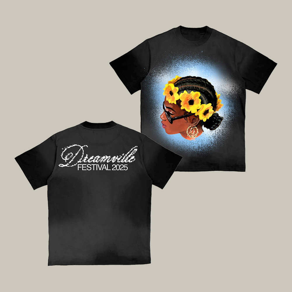 DV Flower Dreamville Festival 2025 T-Shirt Hip Hop Festival Shirt Present For Boyfriend