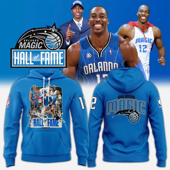 Dwight Howard Orlando Magic Hall Of Fame Hoodie Basketball Fan Merch Clothing Fan Gifts