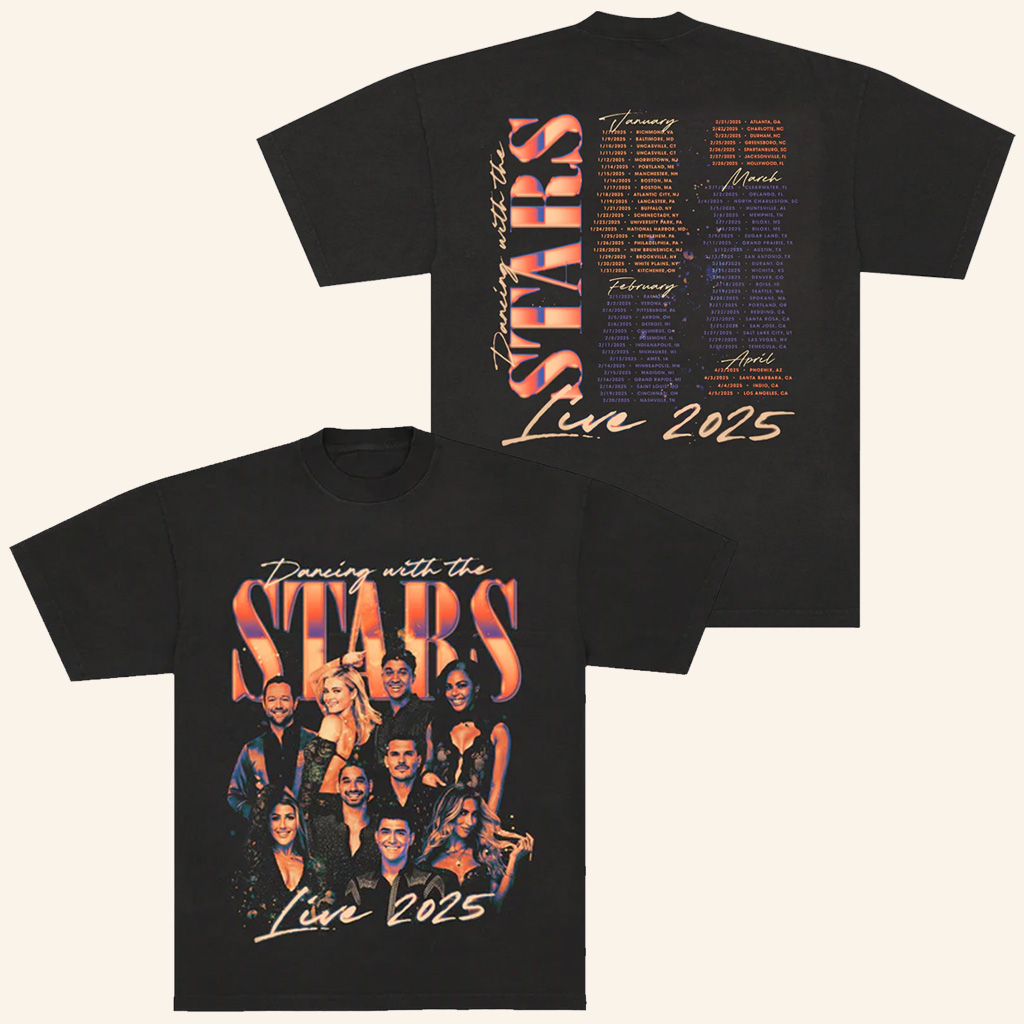 DWTS Merch Dancing With The Stars 2025 Pros Group Photo T-Shirt Best Gifts For Fans