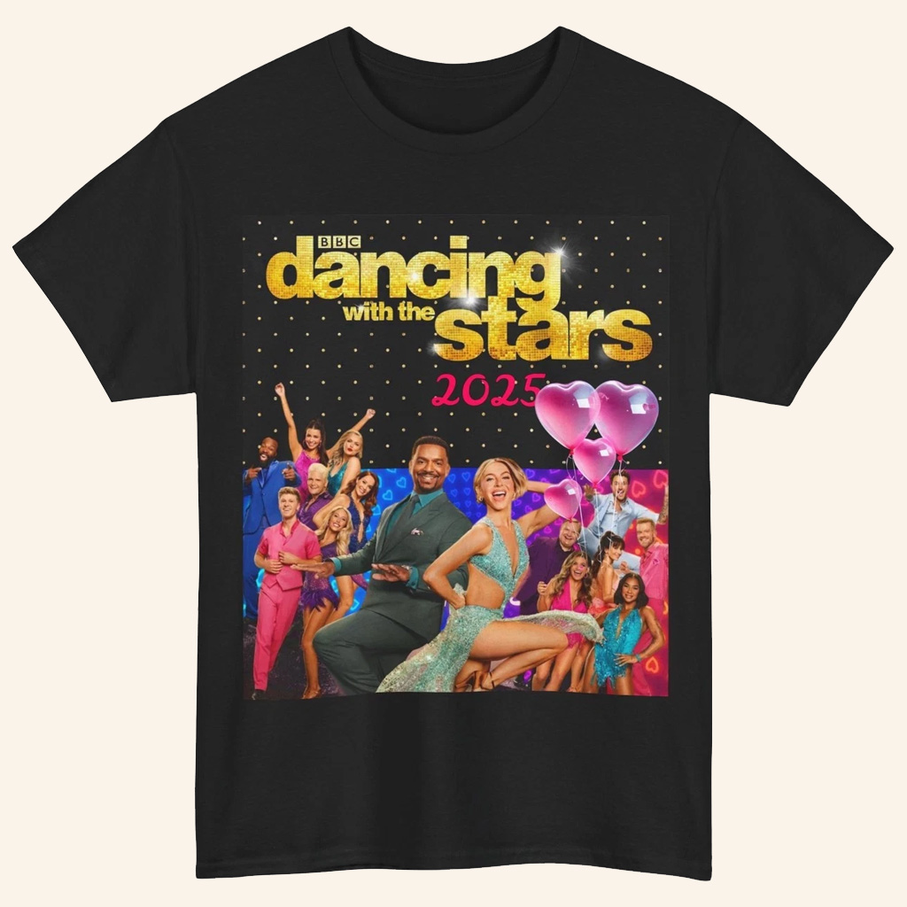 DWTS Merch Dancing With The Stars 2025 T-Shirt Great Gifts For Him Her DWTS Merch Dancing With The Stars 2025 T-Shirt Great Gifts For Him Her