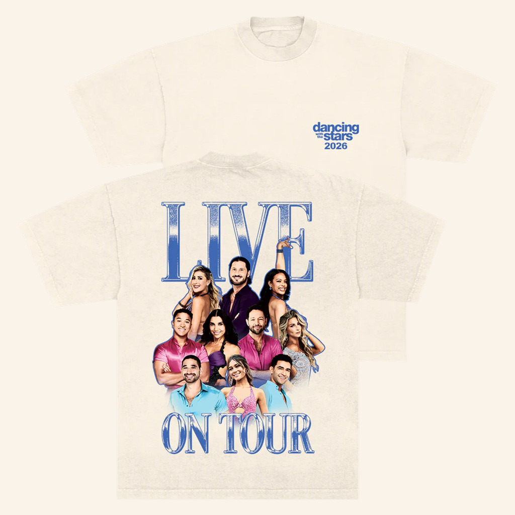 DWTS Merch Dancing With The Stars Live On Tour 2026 T-Shirt Gifts For Friends
