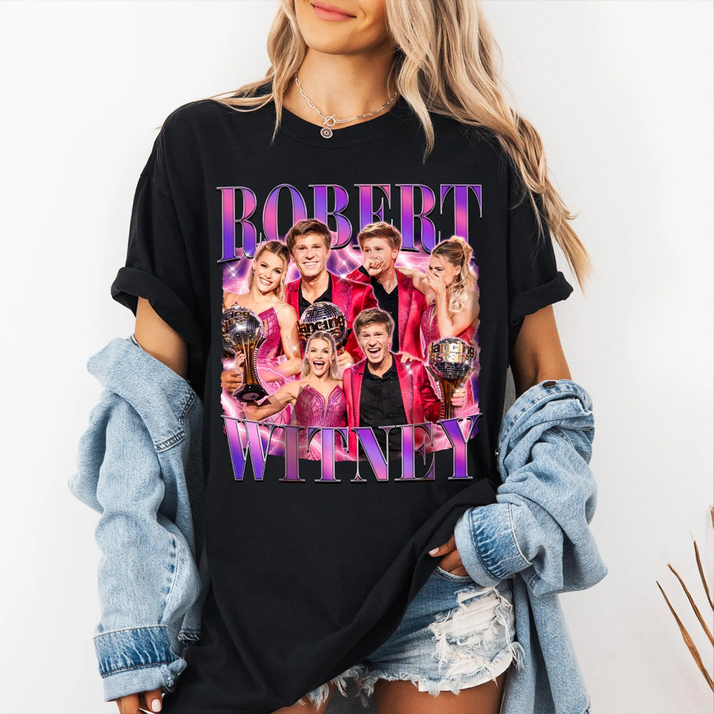 DWTS Merch Robert Irwin And Witney Carson Bootleg T-Shirt Dancing With Stars Merch Fan Gifts