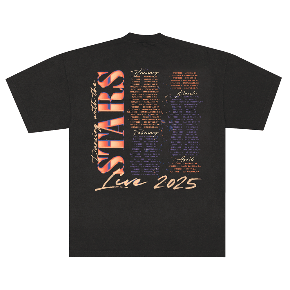 DWTS Tour Merch Shirt Dancing With The Stars Tour 2025 T-Shirt Gifts For Music Fans DWTS Tour Merch Shirt Dancing With The Stars Tour 2025 T-Shirt Gifts For Music Fans