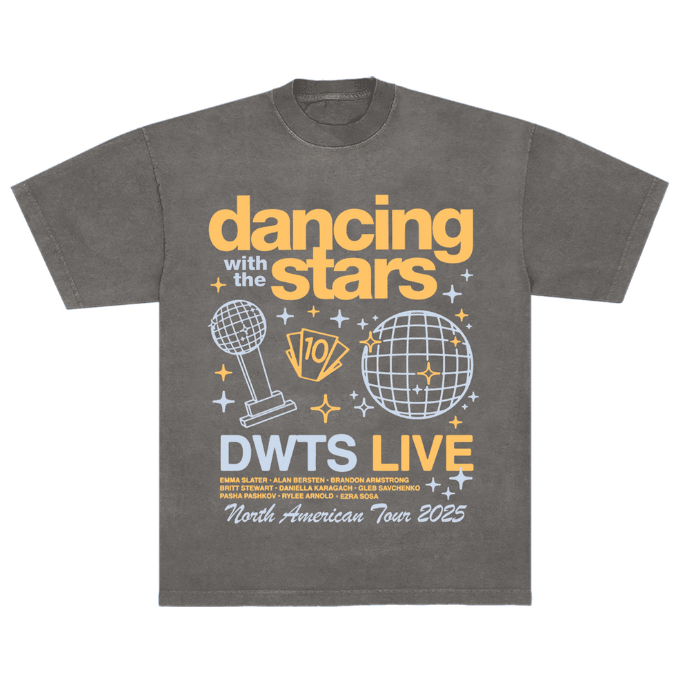 DWTS Tour Merch Shirt Dancing With The Stars Tour 2025 T-Shirt Music Lovers Gifts For Fan DWTS Tour Merch Shirt Dancing With The Stars Tour 2025 T-Shirt Music Lovers Gifts For Fan