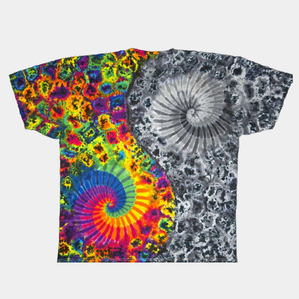 Dyes N Good Vibes Merch Combo Split Experiment T-Shirt Present For Husband