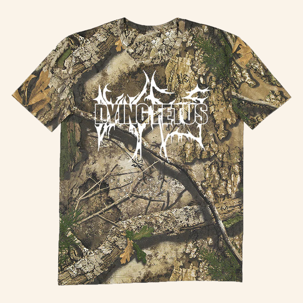 Dying Fetus Merch Dual Logo Camo T-Shirt Gifts Ideas For Husband