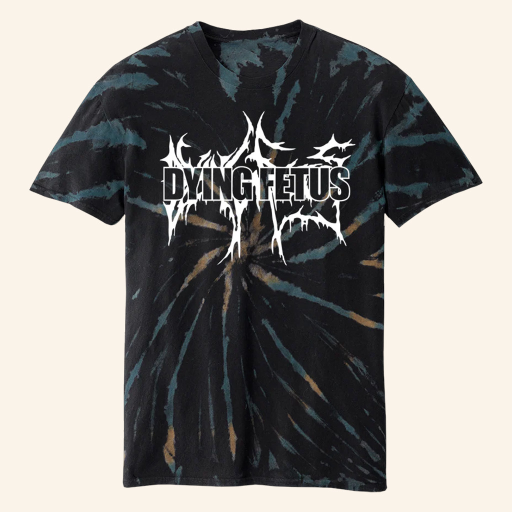 Dying Fetus Merch Dual Logo Galaxy Tie Dye T-Shirt Gifts For Boyfriend