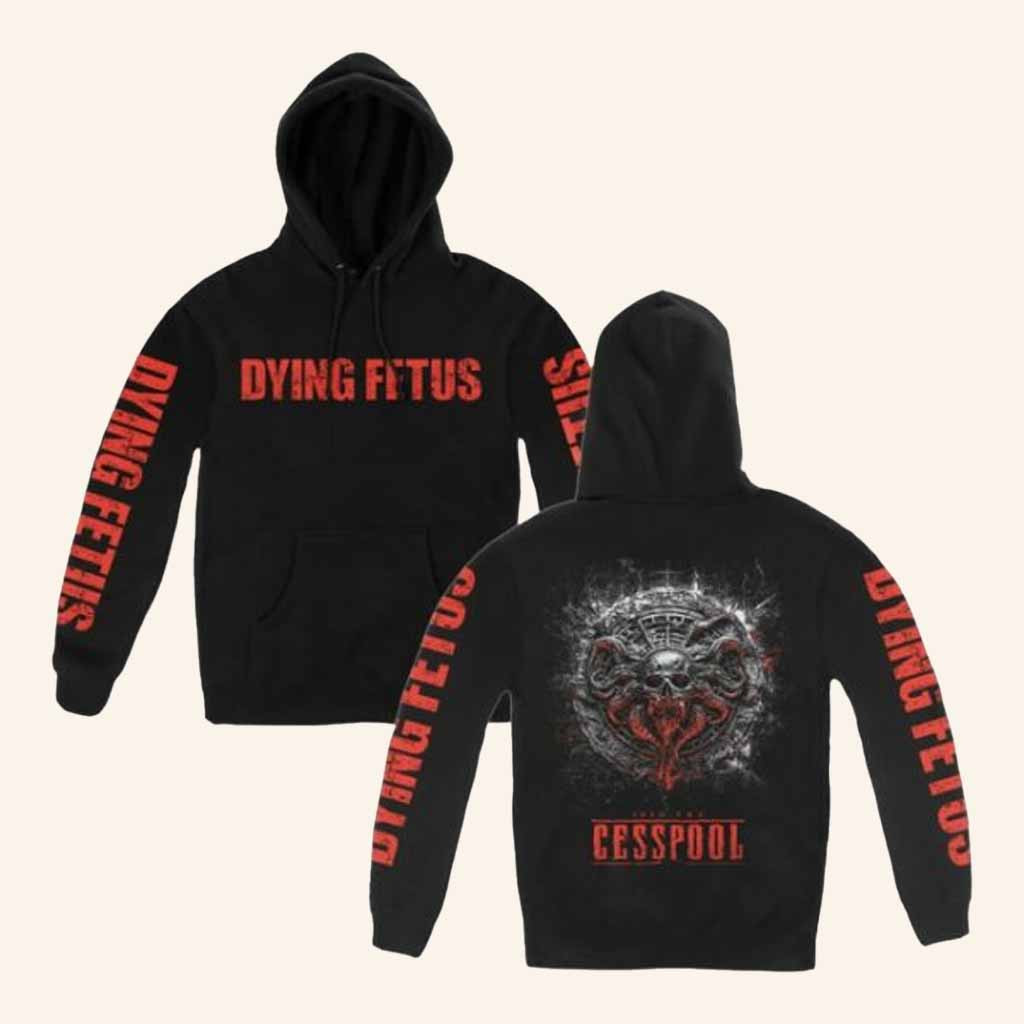 Dying Fetus Merch Dying Fetus Cesspool Hoodie Best Gifts For Music Lovers Dying Fetus Merch Dying Fetus Cesspool Hoodie Best Gifts For Music Lovers