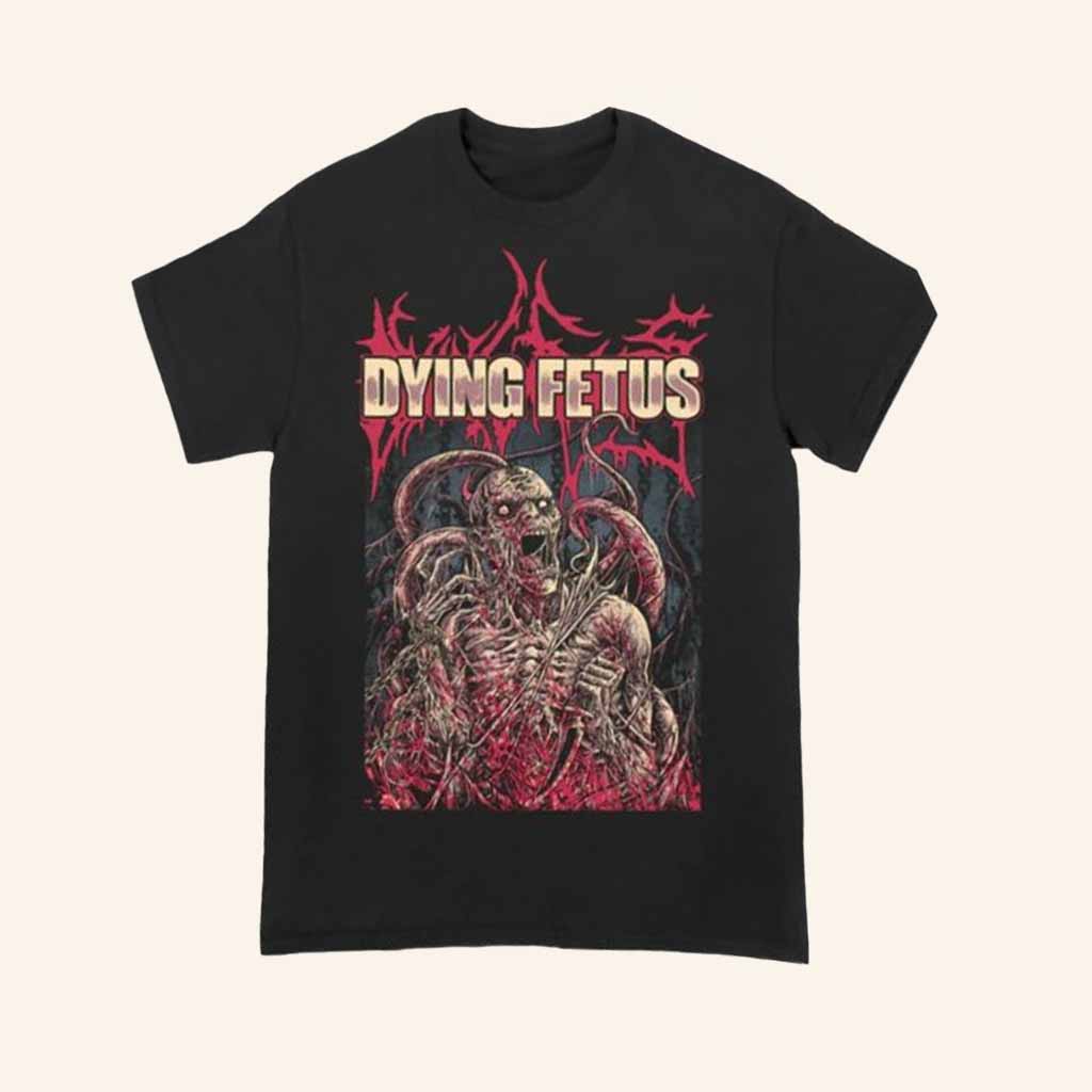 Dying Fetus Merch Dying Fetus Chained Tentacles Shirt Halloween Gifts For Fans Dying Fetus Merch Dying Fetus Chained Tentacles Shirt Halloween Gifts For Fans