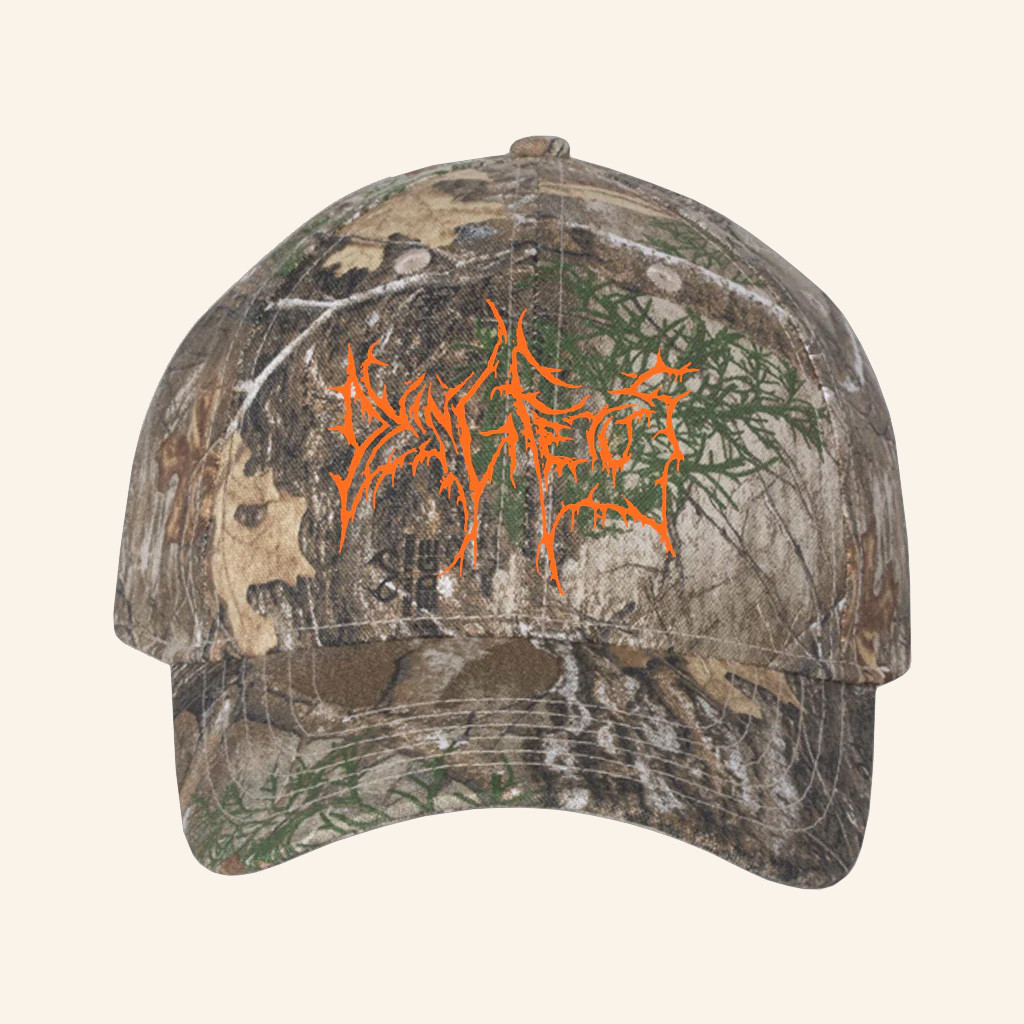 Dying Fetus Merch Dying Fetus Logo Embroidered Camo Hat Xmas Gifts For Dad