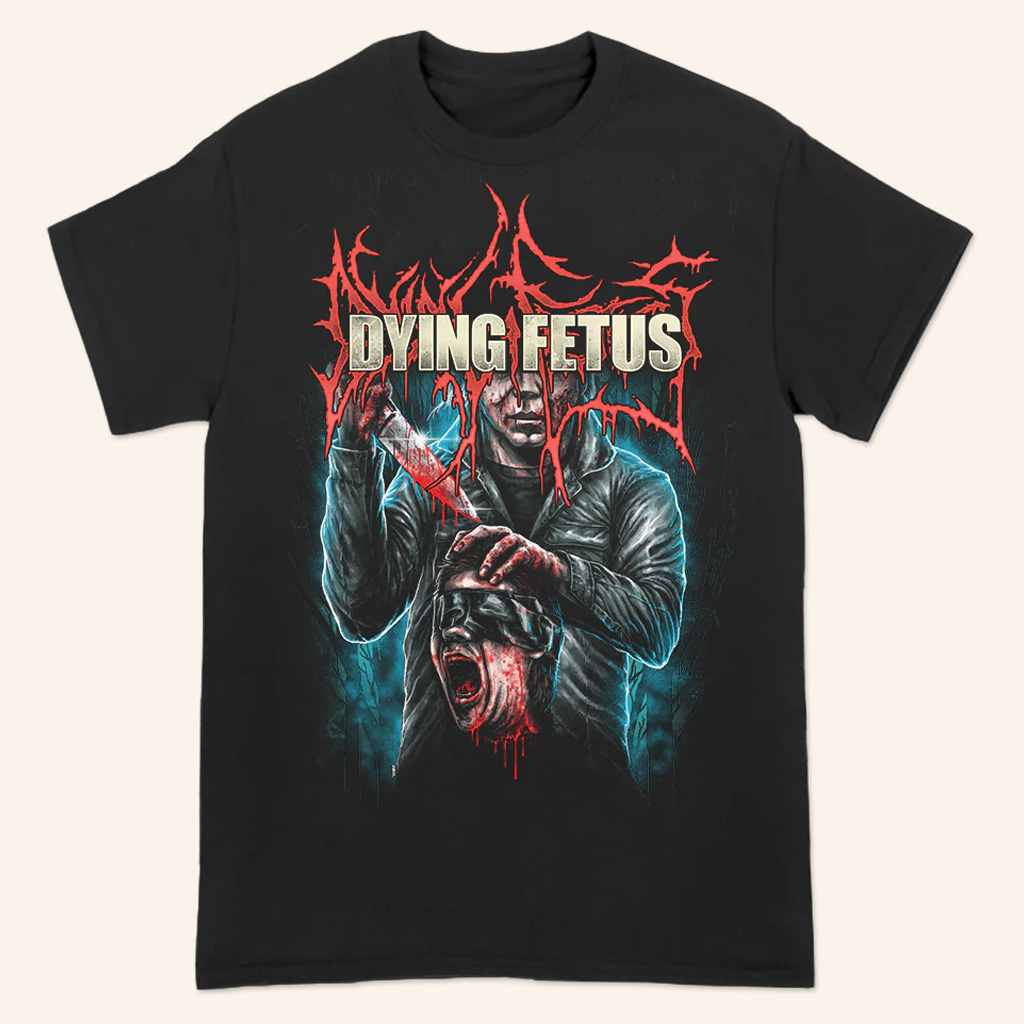 Dying Fetus Merch Halloween Head T-Shirt Gifts For Music Lovers