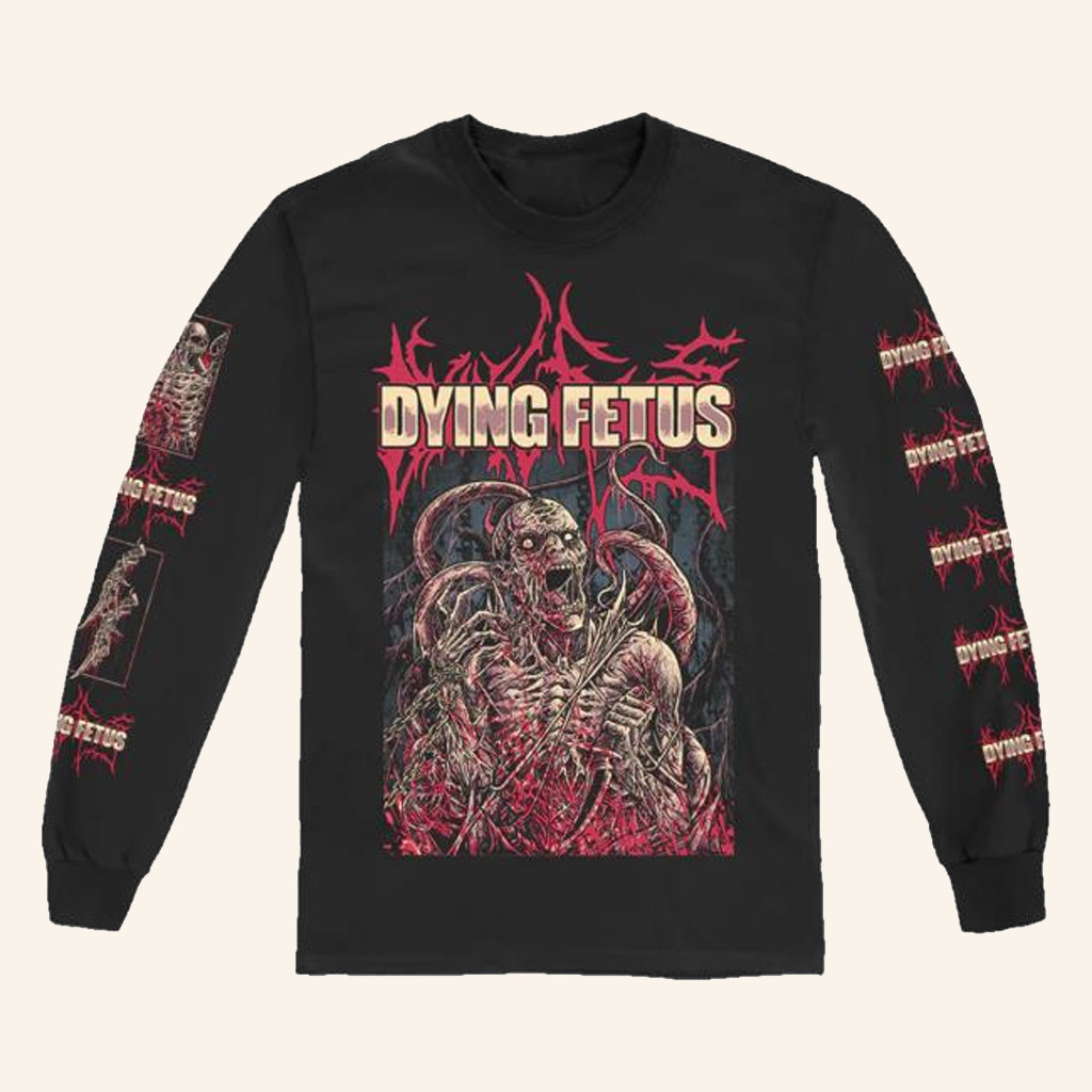 Dying Wish Merch Dying Fetus Chained Tentacles Long Sleeve T-Shirt Gifts For Music Lovers Dying Wish Merch Dying Fetus Chained Tentacles Long Sleeve T-Shirt Gifts For Music Lovers