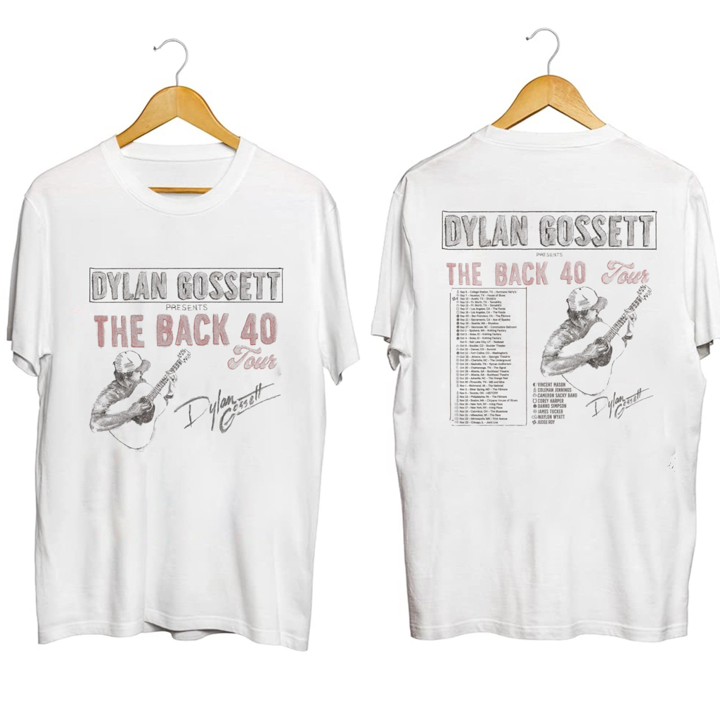 Dylan Gossett Tour 2024 Shirt Dylan Gossett  Merch Music Lover Gifts For Him