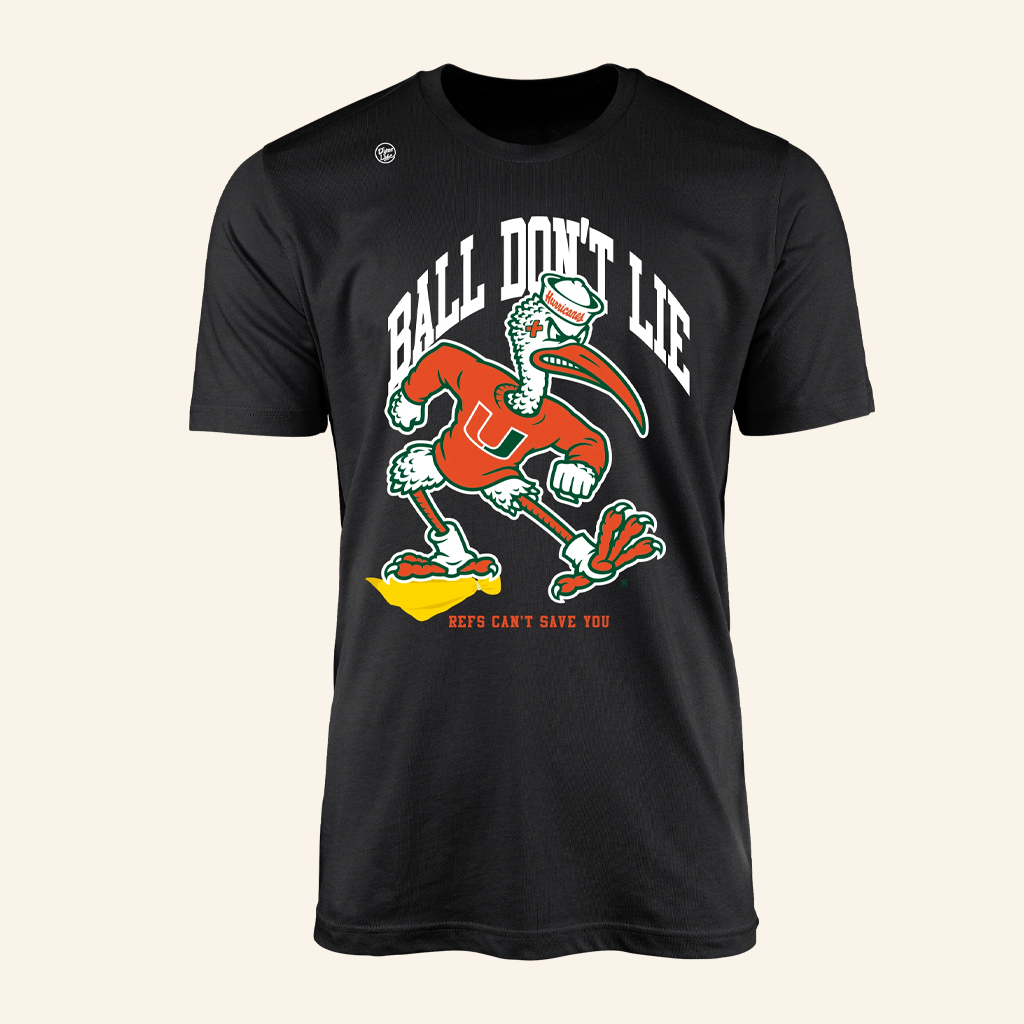 Dyme Lyfe Merch Miami Football Ball Don't Lie T-Shirt   Gifts Ideas For Football Lovers