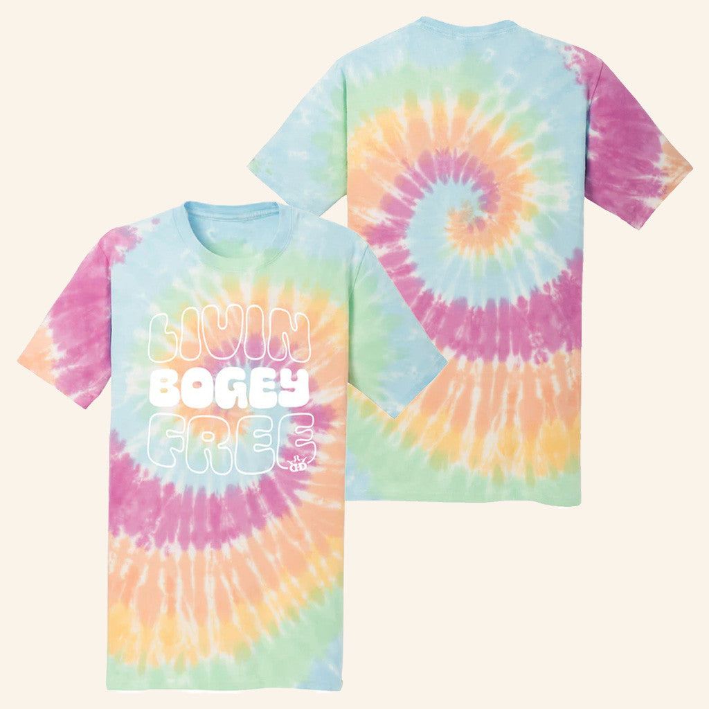 Dynamic Discs Merch Livin' Bogey Free Tie Dye T-Shirt Gifts For Her