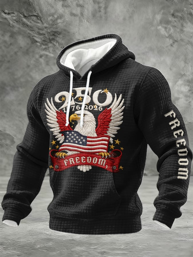 Eagle 1776 2026 250th Anniversary Freedom Hoodie 250 Years Of America Patriotic Apparel