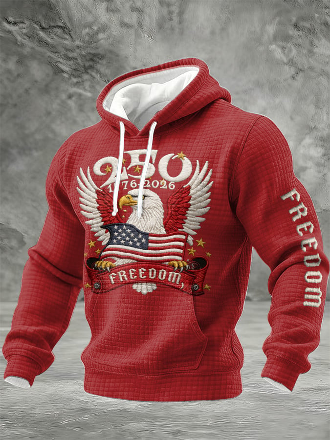 Eagle 1776 2026 250th Anniversary Hoodie USA 250 Years Of Freedom Patriot Clothing