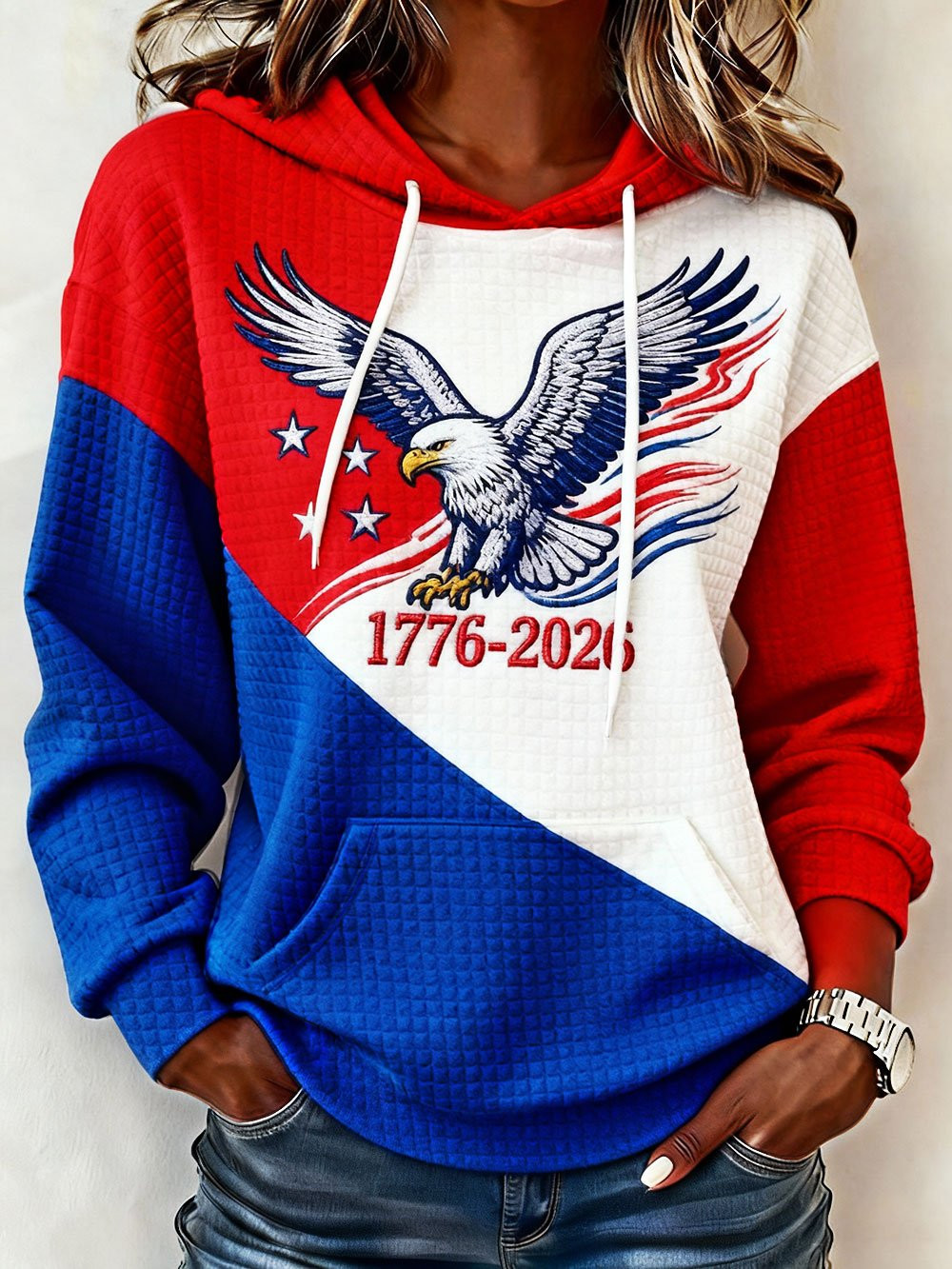 Eagle 250 Years Of America Hoodie USA 250Th Anniversary Women's Patriotic Clothing Eagle 250 Years Of America Hoodie USA 250Th Anniversary Women's Patriotic Clothing