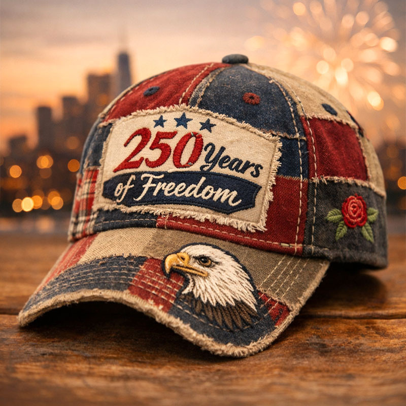 Eagle 250 Years Of Freedom Hat Independence Day 2026 Cap Patriotic Gift For Him