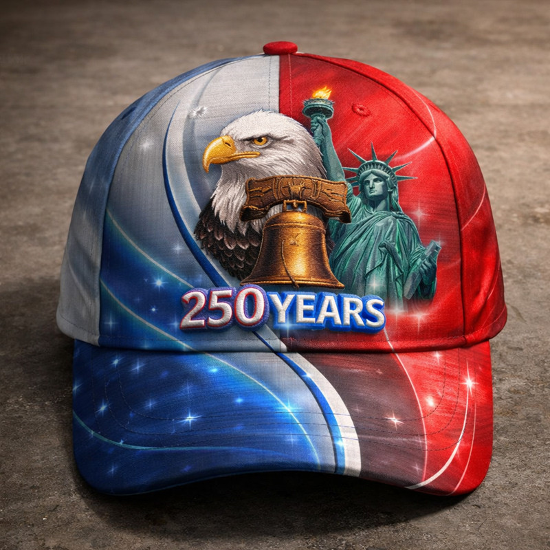 Eagle 250 Years Of Freedom Hat Statue Of Liberty Baseball Cap Patriotic Gift Ideas