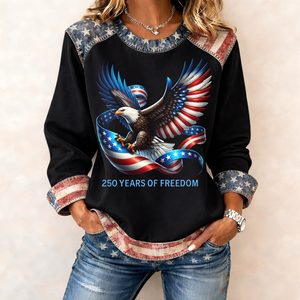 Eagle 250 Years Of Freedom Sweatshirt 250th Anniversary Of America Sweatshirt