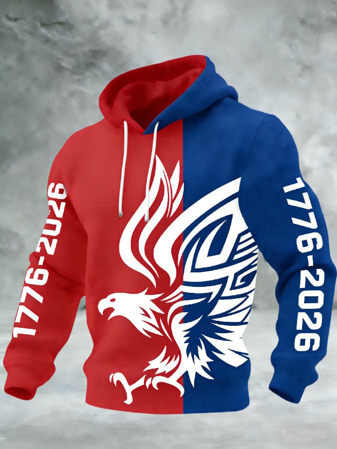 Eagle 250Th Anniversary 1776 2026 Hoodie USA 250 Years Of Liberty Men's Patriotic Apparel Eagle 250Th Anniversary 1776 2026 Hoodie USA 250 Years Of Liberty Men's Patriotic Apparel