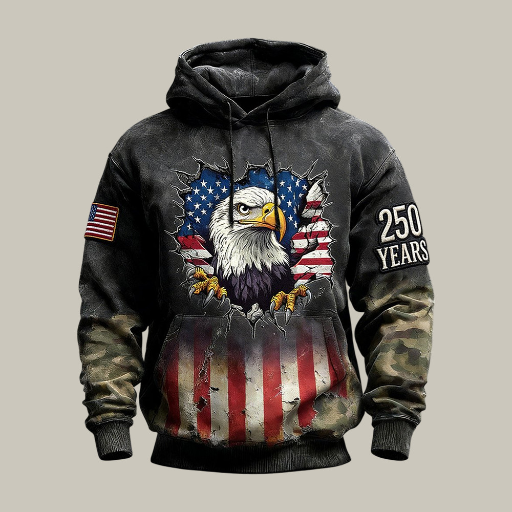 Eagle 250th Anniversary Of Founding Liberty Hoodie Independence Day 2026 Merch