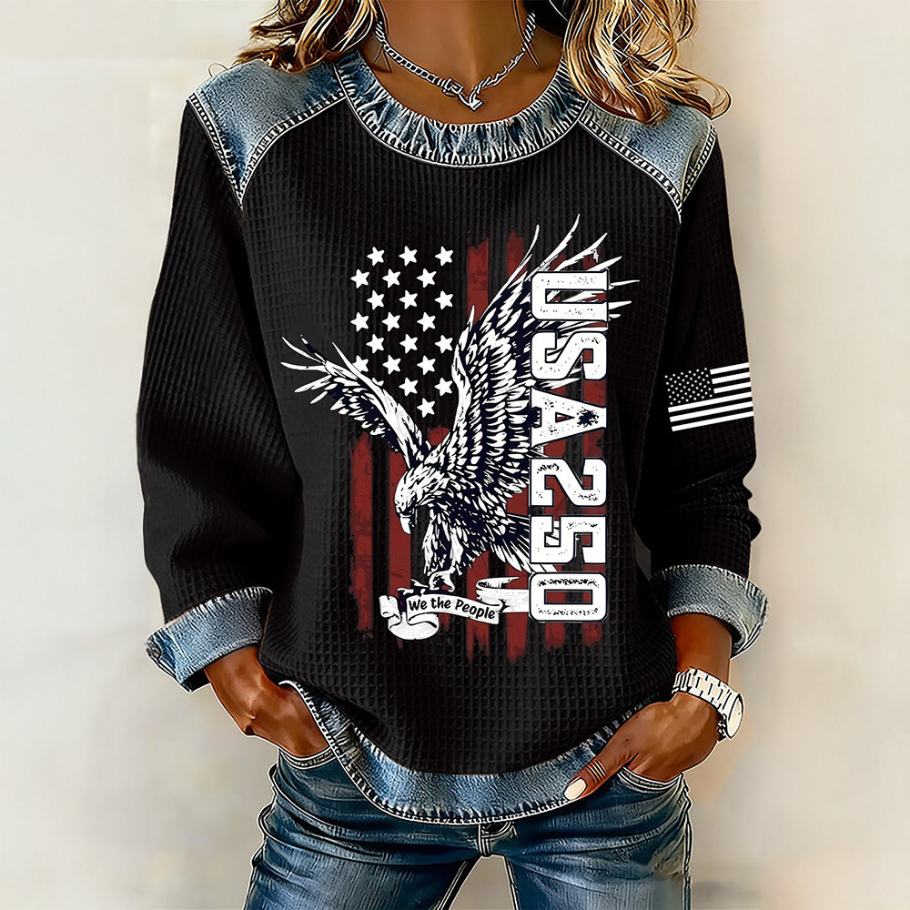 Eagle 250th Anniversary Semiquincentennial Sweatshirt Fourth Of July Apparel Patriotic Gifts