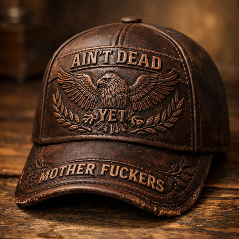 Eagle Ain't Dead Mother Fckers Vintage Hat Proud Veteran Baseball Cap Old Vet Gift