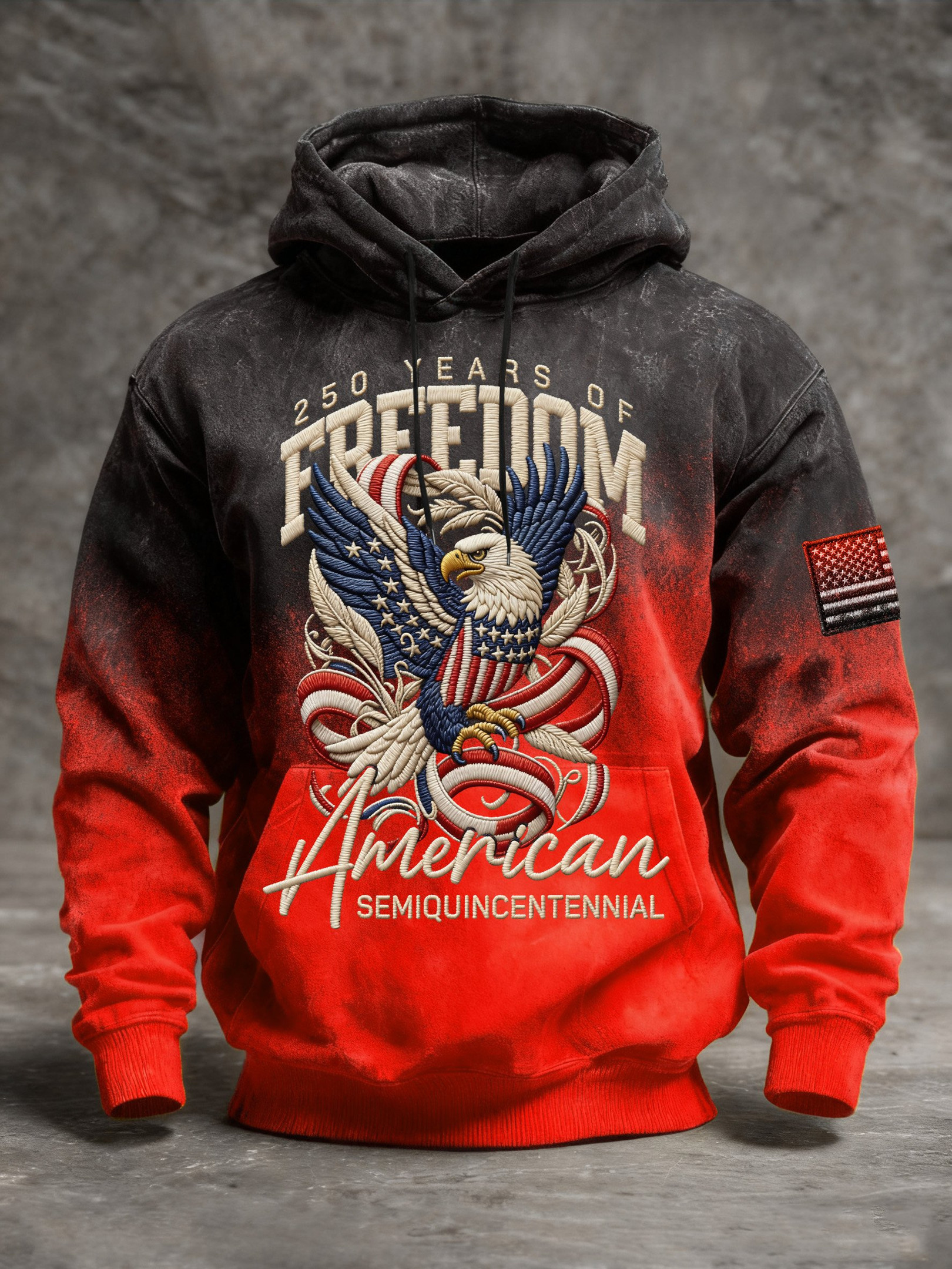 Eagle America 250 Years 1776 2026 Semiquincentennial Hoodie Fourth Of July Clothing