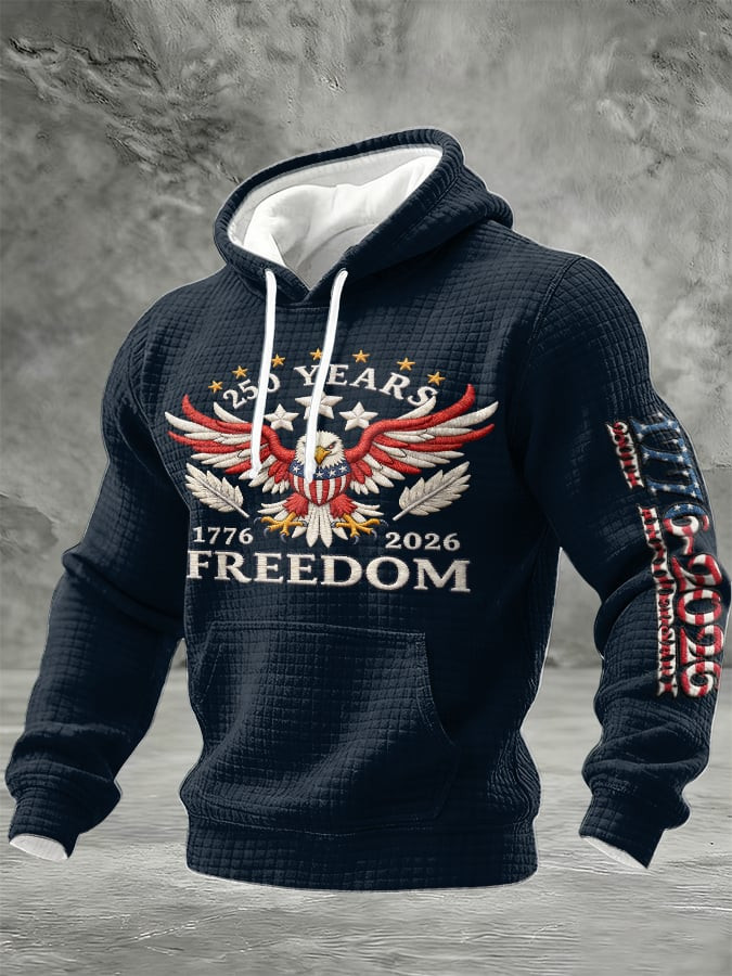 Eagle America 250 Years Freedom Hoodie 250th Anniversary 1776 2026 Merch 4Th Of July Gifts