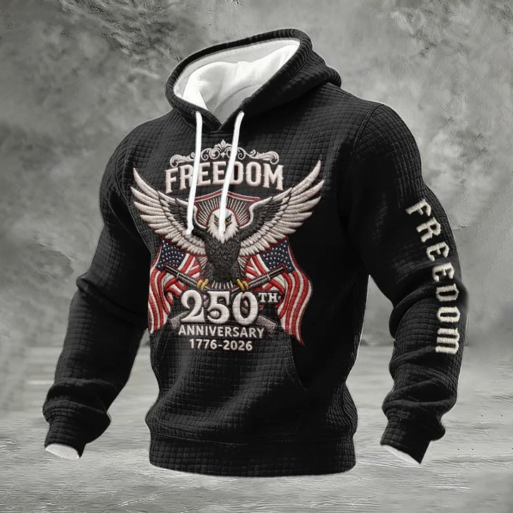Eagle America 250 Years Of Freedom 1776 2026 Hoodie Best 4Th Of July Apparel