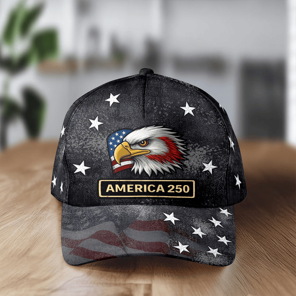 Eagle America 250 Years Of Freedom Hat Fourth Of July Baseball Cap Patriotic Gift Ideas