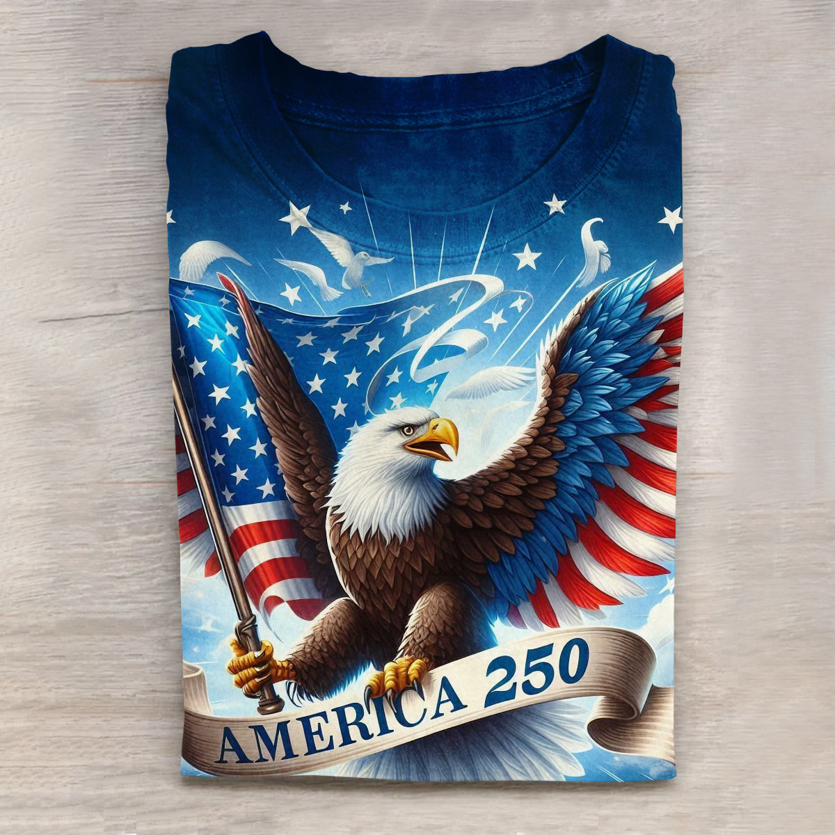 Eagle America 250 Years Of Freedom T-Shirt 250th Anniversary Of America Clothes