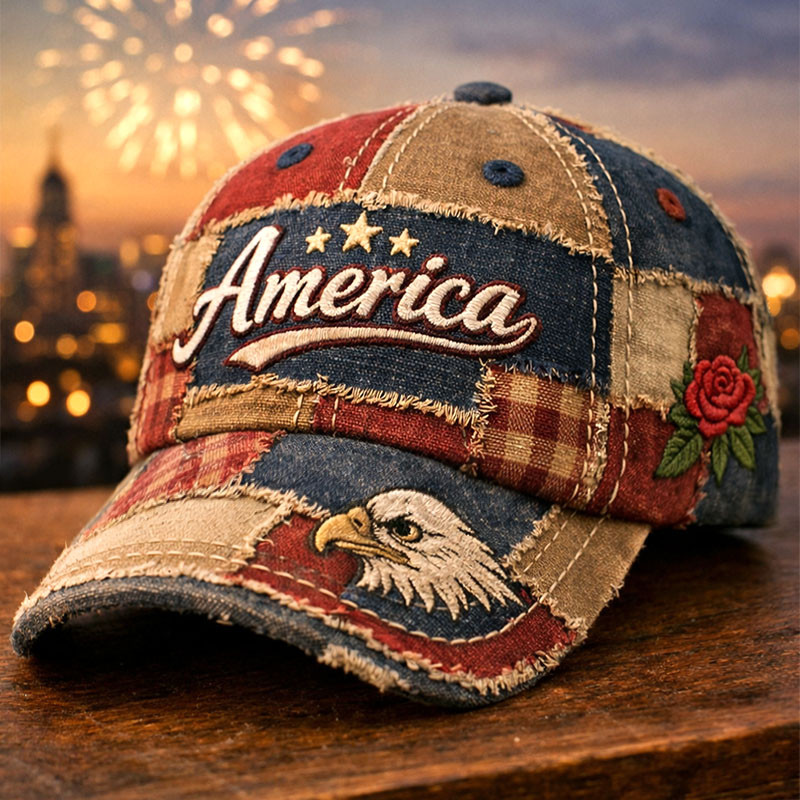 Eagle America 250 Years Of Freedom Vintage Hat Patriotic Baseball Cap Cool Gift Ideas