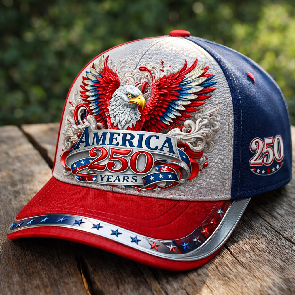 Eagle America 250th Anniversary 1776 2026 Hat Fourth Of July Basebal Cap Gift For Independence Day
