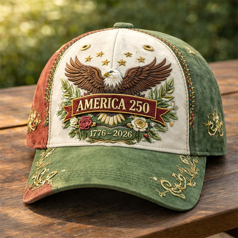 Eagle America 250th Anniversary 1776 2026 Hat Fourth Of July Cap Patriotic Presents