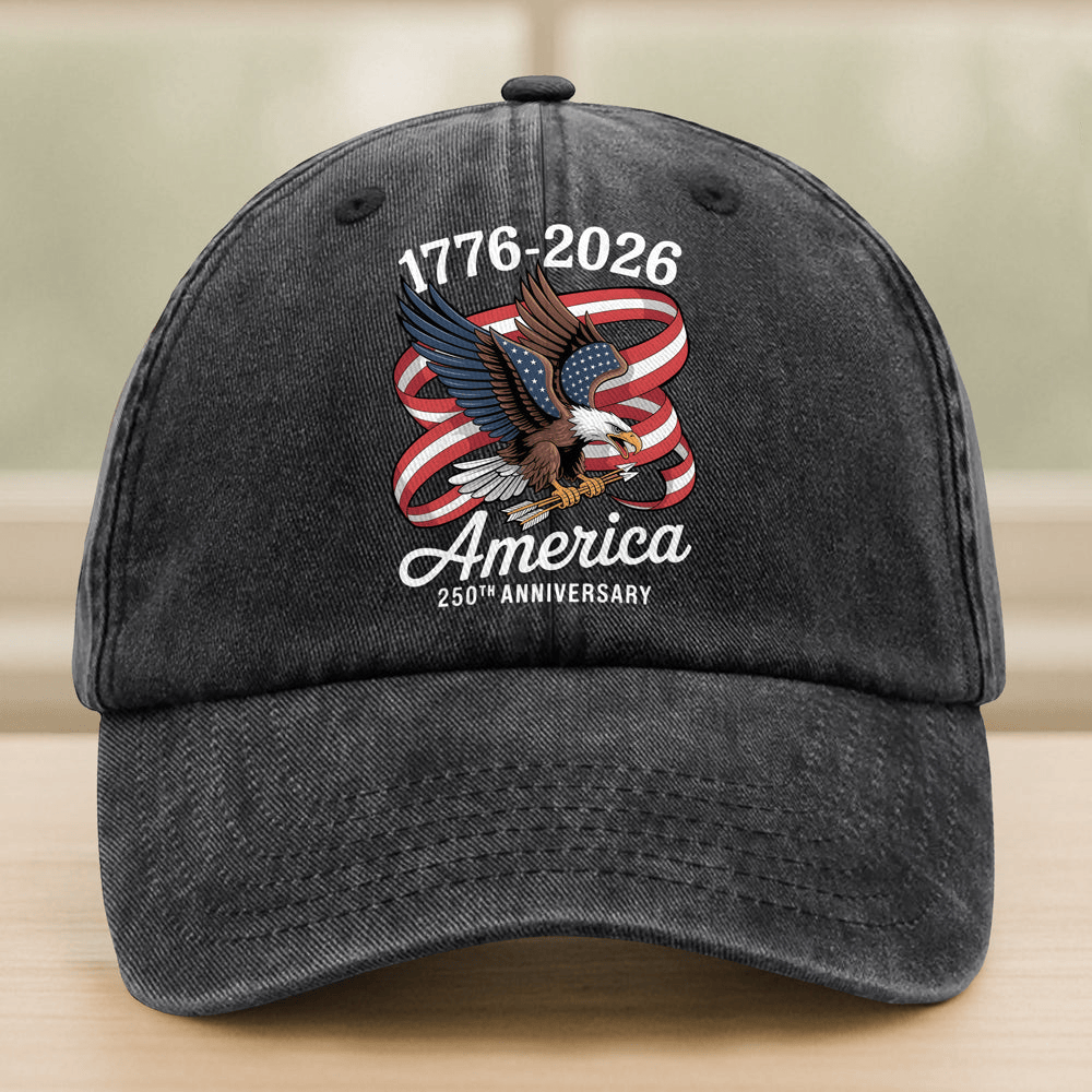 Eagle America 250th Anniversary 1776 2026 Hat July 4Th Baseball Cap Presents For Brothers