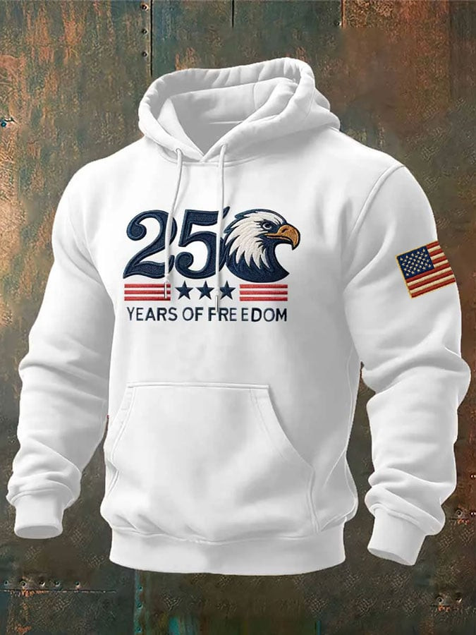 Eagle America 250th Anniversary 1776 2026 Hoodie American Flag Hoodie Gift Ideas
