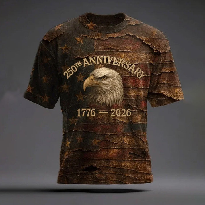 Eagle America 250th Anniversary 1776 2026 T-Shirt Best 4Th Of July Clothes Gift For Husband