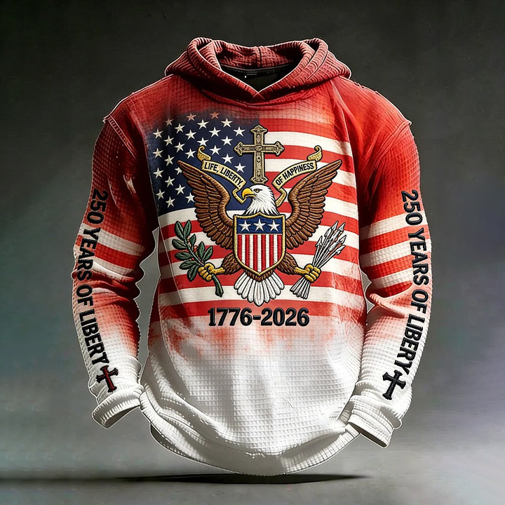 Eagle America 250th Anniversary Faith Hoodie 1776 2026 Merch Independence Day 2026 Clothing
