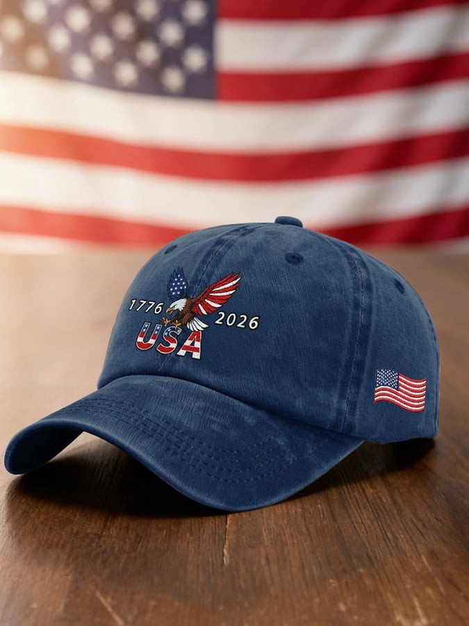 Eagle America 250Th Anniversary Hat Embroidered 1776 2026 Hat Patriotic Gifts For Dad
